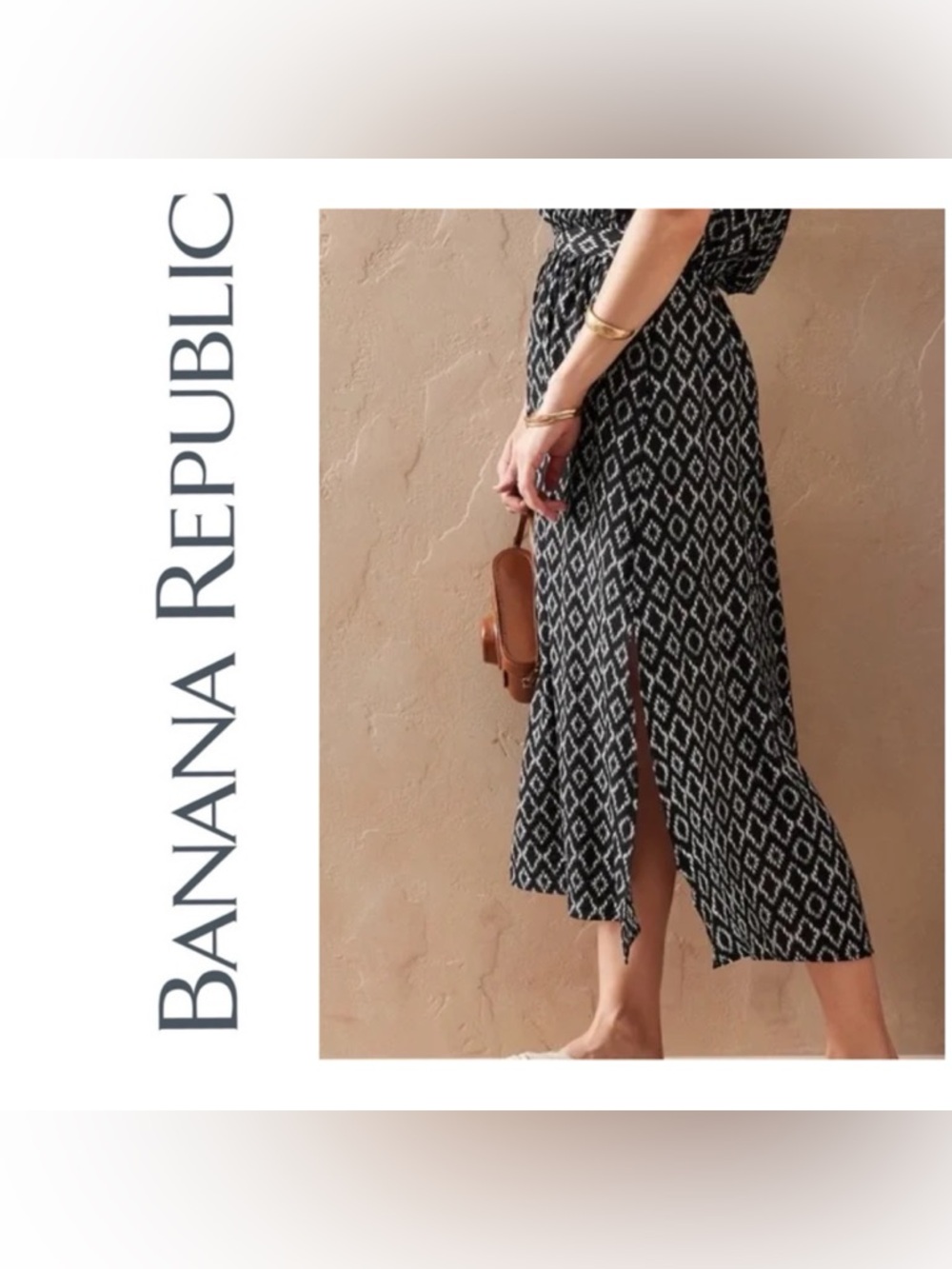 Banana Republic lightweight midi skirt, Size M